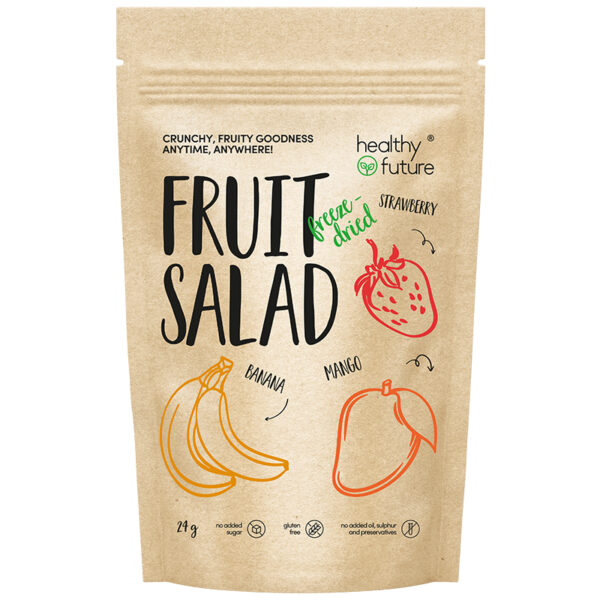 Freeze Dried Fruit Salad, Strawberry, Banana, Mango