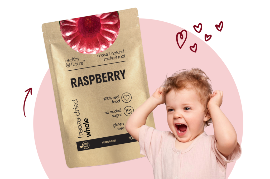 Toddler Healthy Snacks, Freeze-dries Rasberry