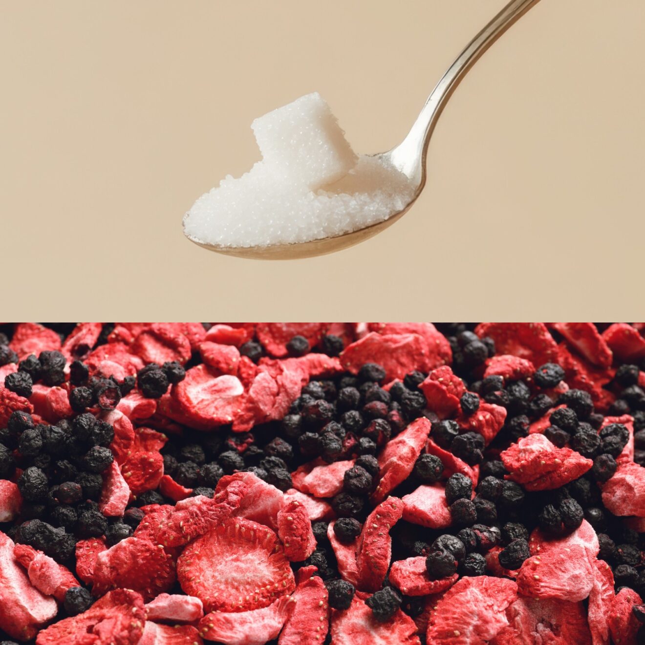 Naturally Occurring Sugar vs Added Sugar, Freeze-Dried Fruits