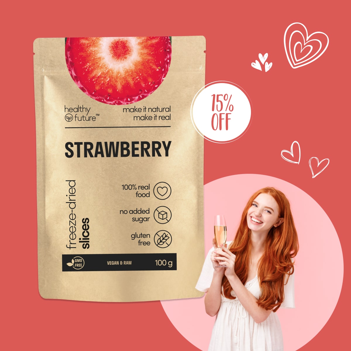 Valentine, Freeze-dried Fruits, Discount