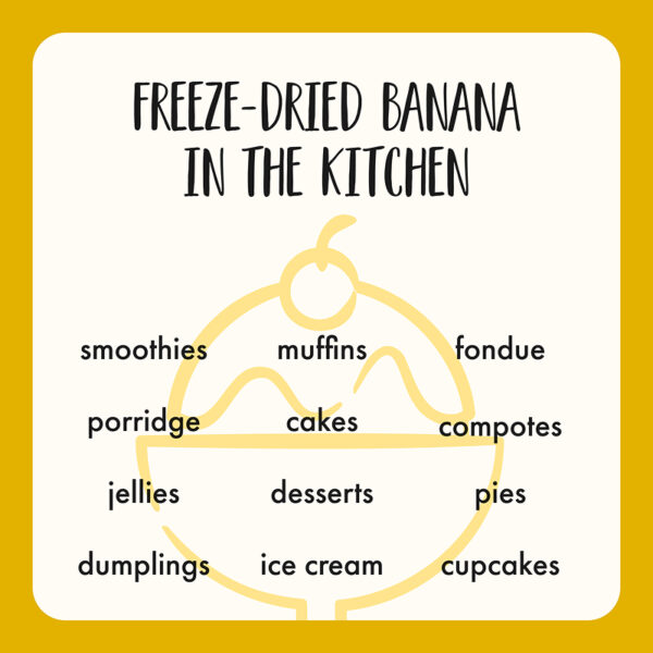Freeze Dried Banana Cubes - Image 8