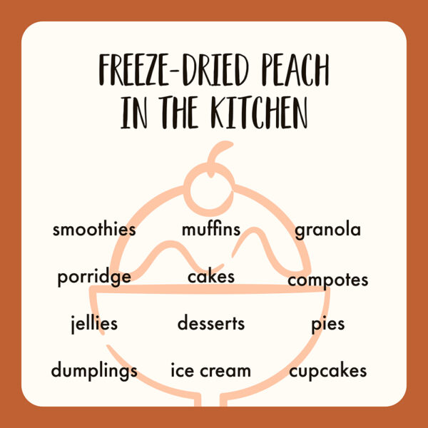 Freeze Dried Peach Cubes - Image 14