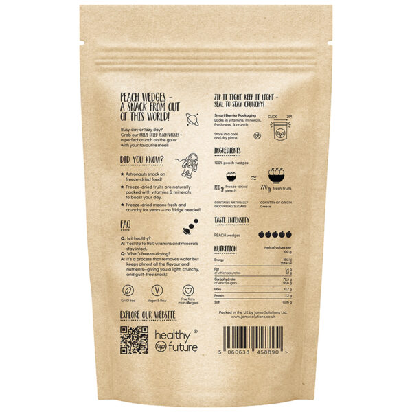 Freeze-Dried Peach Wedges