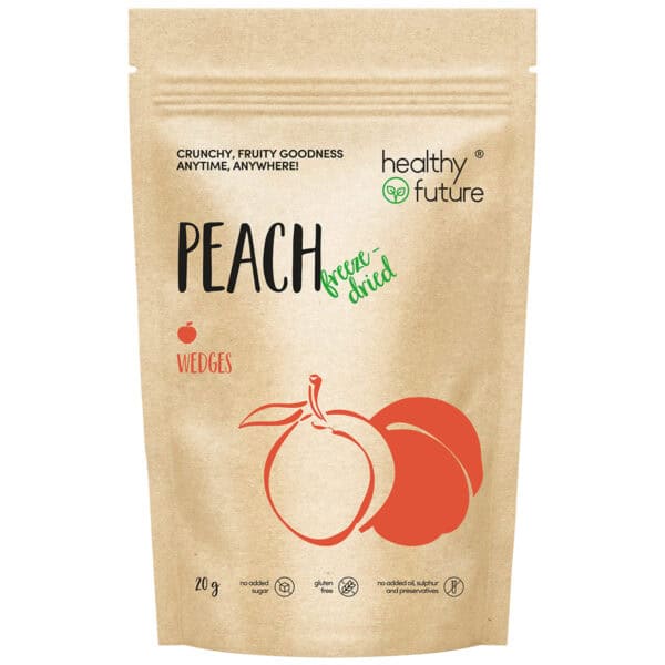 Freeze Dried Peach 20g | 100% Natural | Healthy Future