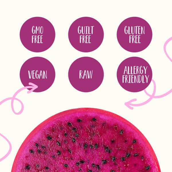 Freeze Dried Dragon Fruit Slices | Healthy Future