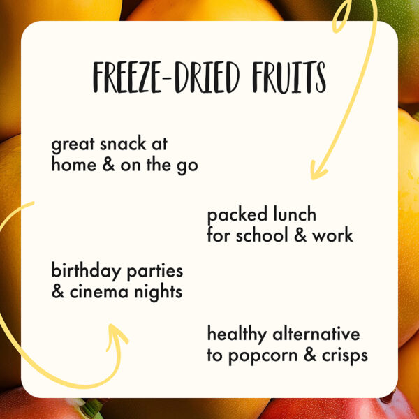Freeze Dried Organic Mango Chunks - Image 5