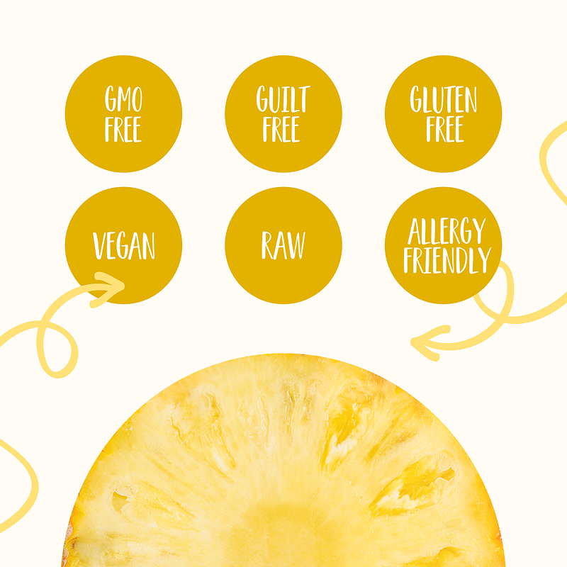 Freeze Dried Pineapple Chunks - Image 10